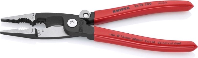 Клещи электромонтажные KNIPEX 1391200SB 200 мм [KN-1391200SB]