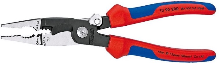 Клещи электромонтажные KNIPEX 1392200 200 мм [KN-1392200]