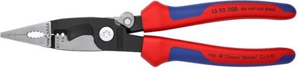 Клещи электромонтажные KNIPEX 1392200SB 200 мм 6-в-1 [KN-1392200SB]