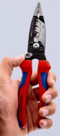 Клещи электромонтажные KNIPEX KN-13728 7-в-1