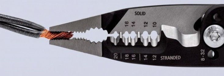 Клещи электромонтажные KNIPEX KN-13728 7-в-1