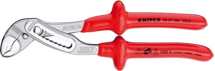 Клещи переставные диэлектрические KNIPEX 8807250 1000 V, 250 мм [KN-8807250]