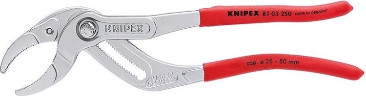 Клещи переставные для сифонов KNIPEX 8103250 250 мм [KN-8103250]