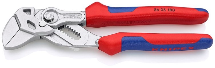 Клещи переставные KNIPEX 8605180SB 180 мм [KN-8605180SB]