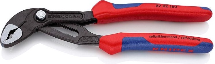 Клещи переставные KNIPEX 8702180SB 180 мм [KN-8702180SB]