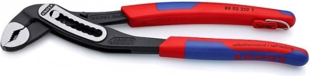 Клещи переставные KNIPEX "ALLIGATOR" 8802250T 250 мм со страховочным креплением [KN-8802250T]
