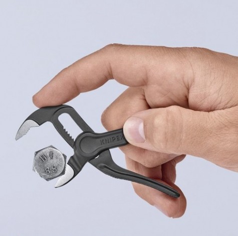 Клещи переставные KNIPEX "COBRA" 8700100BK 100 мм [KN-8700100BK]