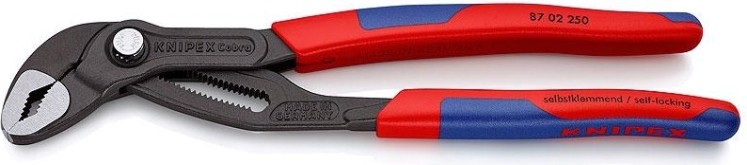 Клещи переставные KNIPEX "COBRA" 8702250SB 250 мм [KN-8702250SB]