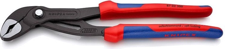 Клещи переставные KNIPEX "COBRA" 8702300SB 300 мм [KN-8702300SB]