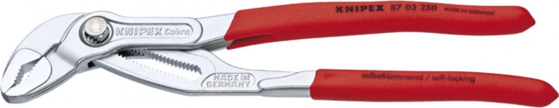 Клещи переставные KNIPEX "COBRA" 8703250SB 250 мм [KN-8703250SB]