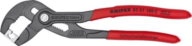 Клещи переставные KNIPEX для пружинных хомутов 8551180CSB 180 мм [KN-8551180CSB]