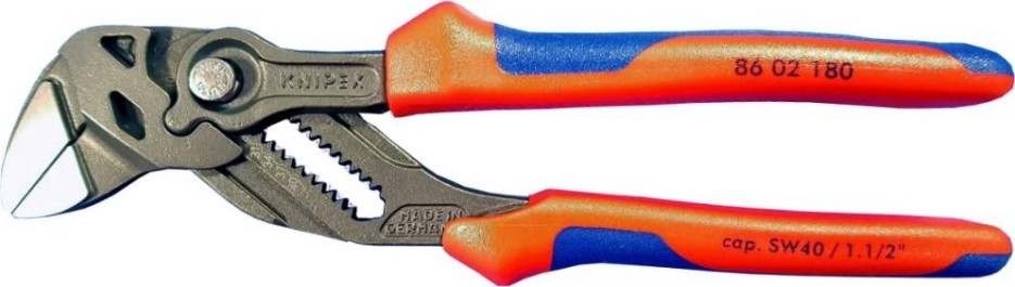 Ключ клещевой KNIPEX 8602180 180 мм [KN-8602180]