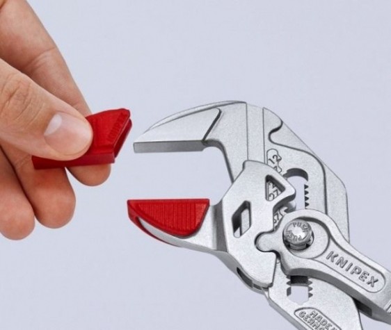 Ключ переставной KNIPEX 8609300V01 защитные губки для клещей-гаечных kn-86xx300 [KN-8609300V01]