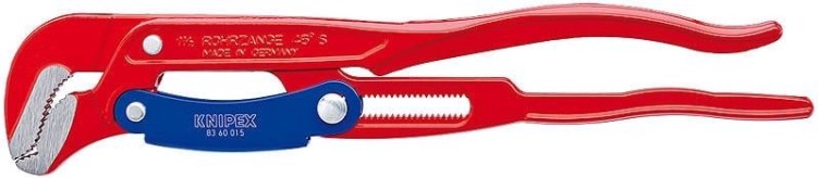 Ключ трубный KNIPEX 8360015 1 1/2", s-образные тонкие губки, с быстрой регулир [KN-8360015]