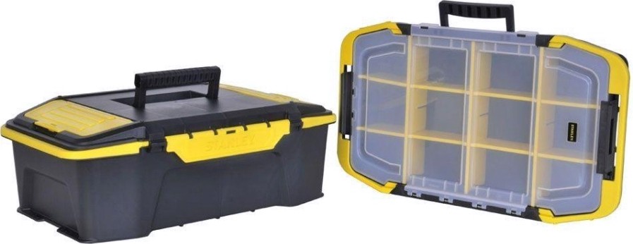 Комплект ящиков для инструмента STANLEY CLICK & CONNECT DEEP TOOL BOX AND ORGANIZER STST1-71962 [STST1-71962]