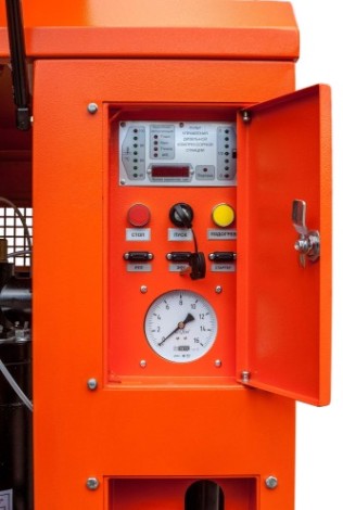 Компрессор винтовой передвижной дизельный ЗИФ ПВ-4/1,6 на раме в кожухе [ПК-00030706]