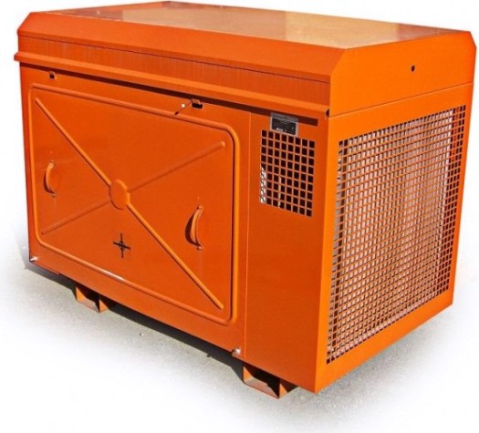 Компрессор винтовой передвижной электрический ЗИФ СВЭ-3/0,7 на раме в кожухе