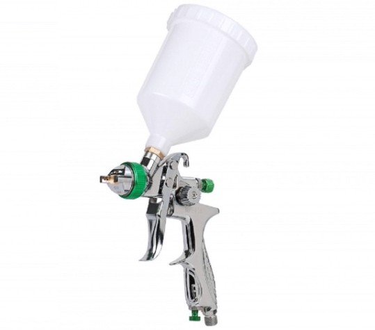 Краскопульт пневматический NORDBERG NP7418 HVLP с верхним бачком, сопло 1,7 мм [ЦБ-0011284]