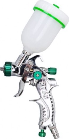 Краскопульт пневматический NORDBERG NP7708 HVLP с верхним баком, сопло 0,8 мм [ЦБ-00011962]