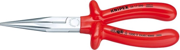 Круглогубцы диэлектрические KNIPEX 2617200 1000 V, 200 мм [KN-2617200]