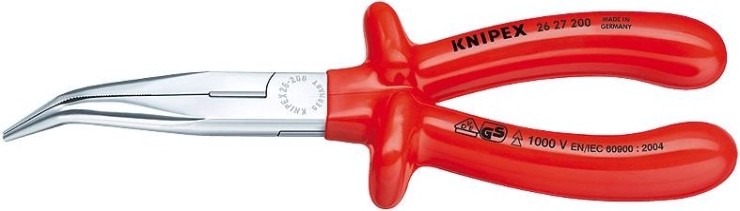 Круглогубцы диэлектрические KNIPEX 2627200 1000 V, 200 мм [KN-2627200]