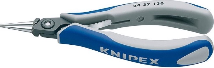Круглогубцы прецизионные для захвата и монтажа KNIPEX 3432130 130 мм [KN-3432130]