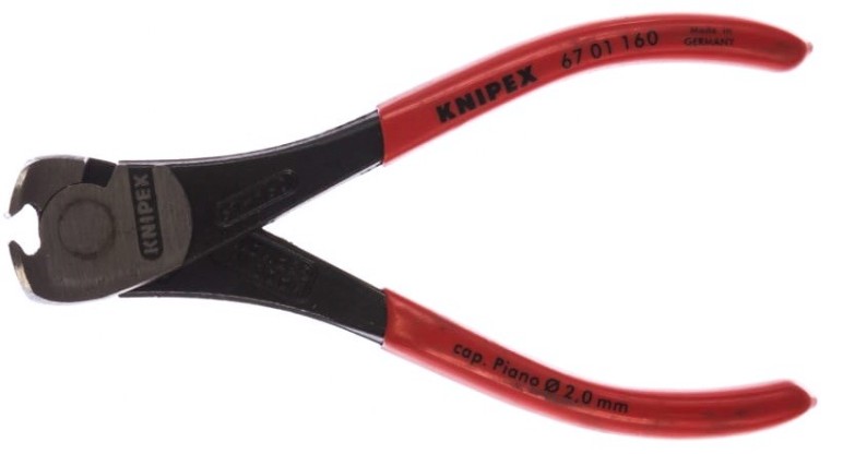 Кусачки KNIPEX KN-6701160SB торцевые особой мощности, 160 мм