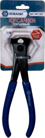 Кусачки торцевые Кобальт 647-352 160 мм