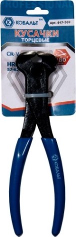 Кусачки торцевые Кобальт 647-369 180 мм
