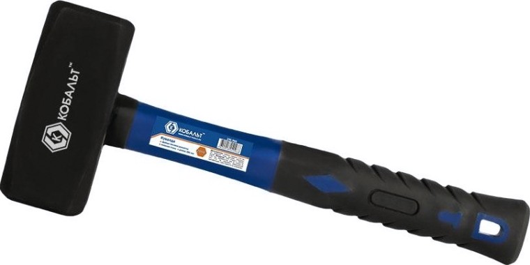 Кувалда Кобальт 240-966 2000 г, фибергласовая рукоятка