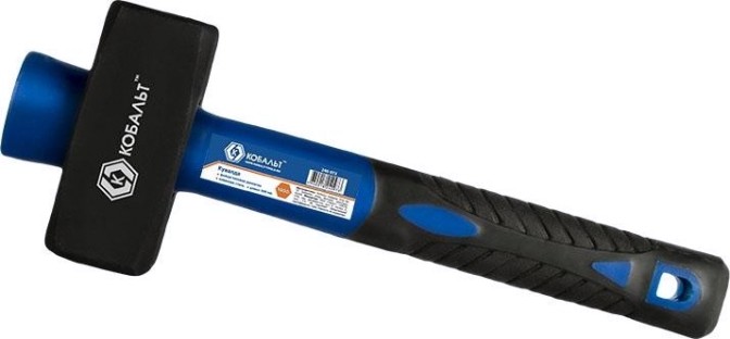 Кувалда Кобальт 240-973 1000 г, фибергласовая рукоятка обратного типа