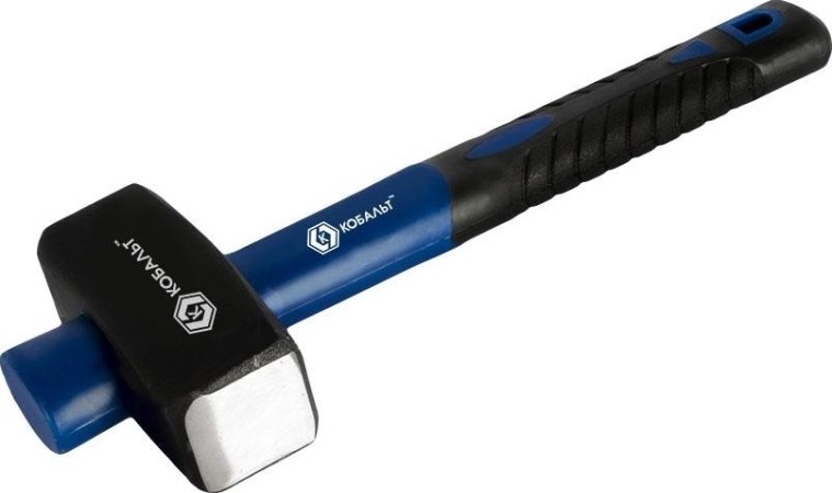 Кувалда Кобальт 240-973 1000 г, фибергласовая рукоятка обратного типа