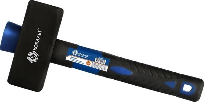 Кувалда Кобальт 240-980 1500 г, фибергласовая рукоятка обратного типа