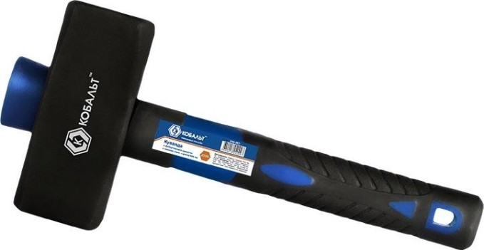 Кувалда Кобальт 240-997 2000 г, фибергласовая рукоятка обратного типа