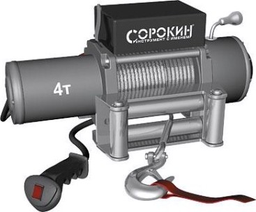 Лебедка автомобильная СОРОКИН 4.904 (4,0 т - 28 м)
