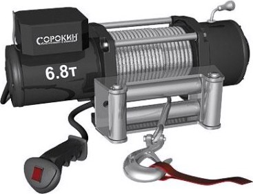 Лебедка автомобильная СОРОКИН 4.906 (6,8 т - 28 м)