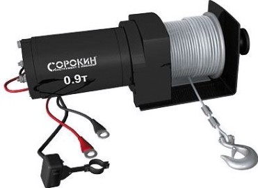 Лебедка автомобильная СОРОКИН 4.919 (0,9 т - 15,2 м) на ATV