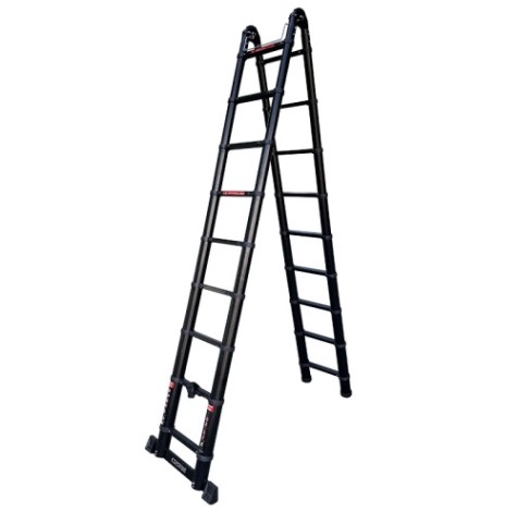 Лестница телескопическая СОРОКИН 24.56 двухсторонняя 5,6 м [24.56]