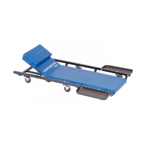 Лежак подкатной NORDBERG N30C6 с подъемным подголовником и магнитными лотками [N30C6]