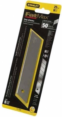 Лезвие для ножа STANLEY "FatMax®" ширина 25 мм, упаковка 5 шт. 0-11-725 [0-11-725]