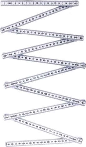 Линейка Кобальт 917-385 2000 × 16 × 3,0 мм, складная, пластиковая