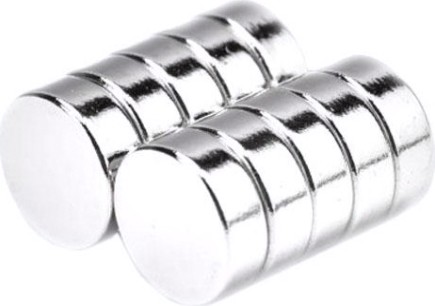 Магнит неодимовый Кобальт 918-108 диск 8х3 мм (10 шт.)