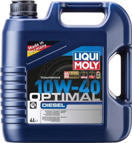 Масло дизельное LIQUI MOLY SAE 10W40 Optimal Diesel 4 л 3934 полусинтетическое [3934]