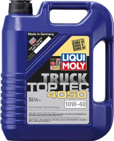 Масло дизельное LIQUI MOLY SAE 10W40 Top Tec Truck 4050 5 л 2232 синтетическое [2232]