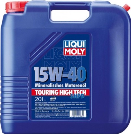 Масло дизельное LIQUI MOLY SAE 15W40 Touring High Tech SHPD-Motoroil Basic 20 л 1061 [1061]