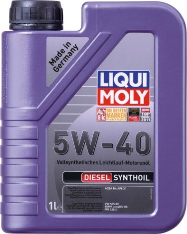 Масло дизельное LIQUI MOLY SAE 5W40 Diesel Synthoil 1 л 1926/1340 cинтетическое [1926]