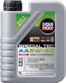 Масло дизельное LIQUI MOLY SAE 5W40 Special Tec AA Diesel 1 л 21330 cинтетическое [21330]