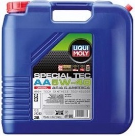 Масло дизельное LIQUI MOLY SAE 5W40 Special Tec AA Diesel 20 л 21333 cинтетическое [21333]