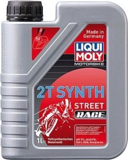 Масло для 2-тактных мотоциклов LIQUI MOLY Motorbike 2T Synth Street Race 1 л 3980 синтетика [1505/3980]
