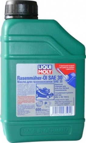 Масло для 4-тактных бензиновых двигателей LIQUI MOLY SAE 30 Rasenmaher-Oil 0,6 л 7594 [7594]